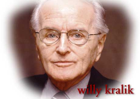 Willy Kralik sagt Willkommen